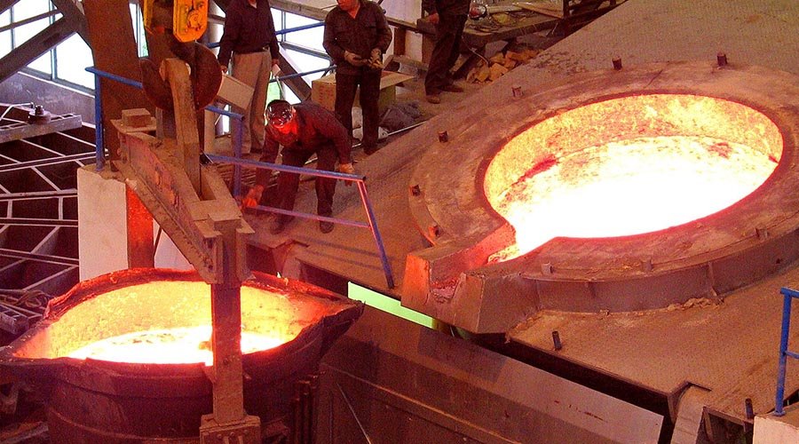 ذوب سوپرآلیاژ مونل در کورههای القایی